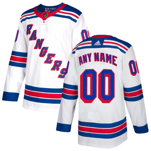 New York Rangers adidas Authentic Custom Jersey - White New York Rangers adidas Authentic Custom Jersey - White