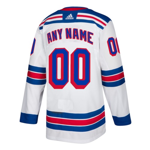 New York Rangers adidas Authentic Custom Jersey - White New York Rangers adidas Authentic Custom Jersey - White