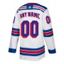 New York Rangers adidas Authentic Custom Jersey - White New York Rangers adidas Authentic Custom Jersey - White