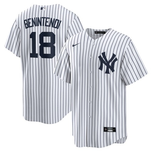 Andrew Benintendi New York Yankees Nike Home Replica Player Jersey - White/Navy Andrew Benintendi New York Yankees Nike Home Replica Player Jersey - White/Navy