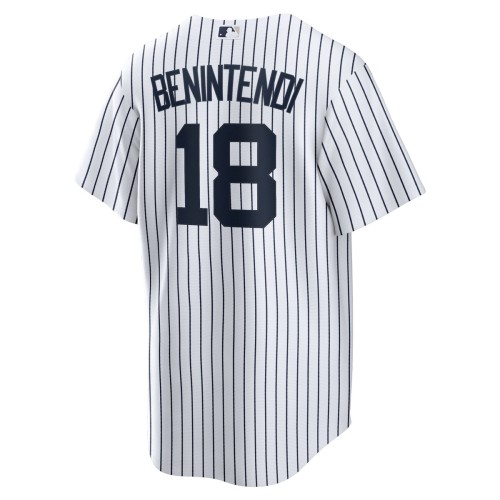 Andrew Benintendi New York Yankees Nike Home Replica Player Jersey - White/Navy Andrew Benintendi New York Yankees Nike Home Replica Player Jersey - White/Navy