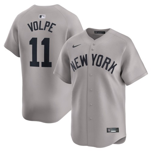 Anthony Volpe New York Yankees Nike Away Limited Player Jersey - Gray Anthony Volpe New York Yankees Nike Away Limited Player Jersey - Gray