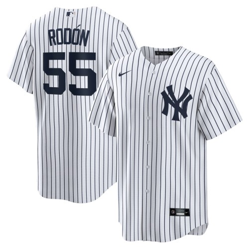 Carlos Rodon New York Yankees Nike Home Official Player Jersey - White/Navy Carlos Rodon New York Yankees Nike Home Official Player Jersey - White/Navy