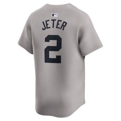 Derek Jeter New York Yankees Nike Away Limited Player Jersey - Gray Derek Jeter New York Yankees Nike Away Limited Player Jersey - Gray