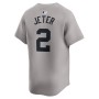 Derek Jeter New York Yankees Nike Away Limited Player Jersey - Gray Derek Jeter New York Yankees Nike Away Limited Player Jersey - Gray