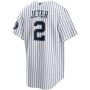 Derek Jeter New York Yankees Nike 2020 Hall of Fame Induction Home Replica Player Name Jersey - White/Navy Derek Jeter New York Yankees Nike 2020 Hall of Fame Induction Home Replica Player Name Jersey - White/Navy