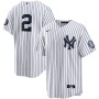 Derek Jeter New York Yankees Nike 2020 Hall of Fame Induction Replica Jersey - White/Navy Derek Jeter New York Yankees Nike 2020 Hall of Fame Induction Replica Jersey - White/Navy