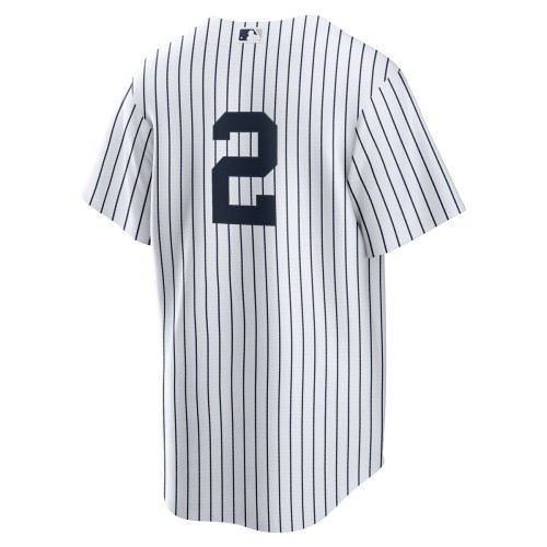 Derek Jeter New York Yankees Nike Replica Jersey - White/Navy Derek Jeter New York Yankees Nike Replica Jersey - White/Navy