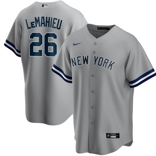 DJ LeMahieu New York Yankees Nike Road Replica Player Jersey - Gray DJ LeMahieu New York Yankees Nike Road Replica Player Jersey - Gray