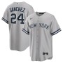 Gary Sanchez New York Yankees Nike Road Replica Player Name Jersey - Gray Gary Sanchez New York Yankees Nike Road Replica Player Name Jersey - Gray