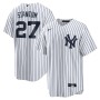 Giancarlo Stanton New York Yankees Nike Home Replica Player Name Jersey - White Giancarlo Stanton New York Yankees Nike Home Replica Player Name Jersey - White