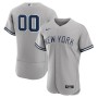 New York Yankees Nike Road Authentic Custom Jersey - Gray New York Yankees Nike Road Authentic Custom Jersey - Gray