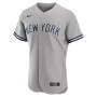 New York Yankees Nike Road Authentic Custom Jersey - Gray New York Yankees Nike Road Authentic Custom Jersey - Gray