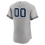 New York Yankees Nike Road Authentic Custom Jersey - Gray New York Yankees Nike Road Authentic Custom Jersey - Gray