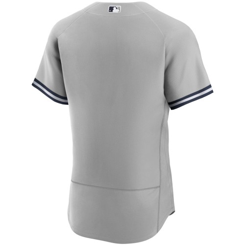 New York Yankees Nike Road Authentic Team Jersey - Gray New York Yankees Nike Road Authentic Team Jersey - Gray