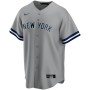 New York Yankees Nike Road Replica Custom Jersey - Gray New York Yankees Nike Road Replica Custom Jersey - Gray