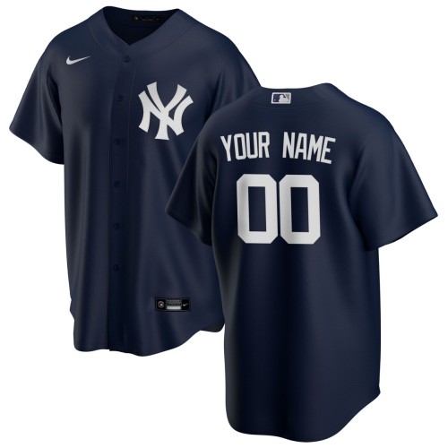 New York Yankees Nike Alternate Replica Custom Jersey - Navy New York Yankees Nike Alternate Replica Custom Jersey - Navy