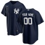 New York Yankees Nike Alternate Replica Custom Jersey - Navy New York Yankees Nike Alternate Replica Custom Jersey - Navy