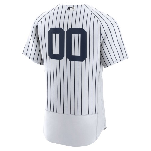 New York Yankees Nike Home Authentic Custom Jersey - White New York Yankees Nike Home Authentic Custom Jersey - White