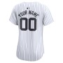 New York Yankees Nike Women's Home Limited Custom Jersey - White New York Yankees Nike Women's Home Limited Custom Jersey - White