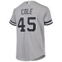 Gerrit Cole New York Yankees Nike Youth Alternate Replica Player Jersey - Gray Gerrit Cole New York Yankees Nike Youth Alternate Replica Player Jersey - Gray