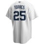 Gleyber Torres New York Yankees Nike Youth Alternate Replica Player Jersey - White Gleyber Torres New York Yankees Nike Youth Alternate Replica Player Jersey - White