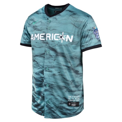 American League New York Yankees Nike Youth 2023 MLB All-Star Game Limited Jersey - Teal American League New York Yankees Nike Youth 2023 MLB All-Star Game Limited Jersey - Teal