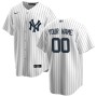 New York Yankees Nike Youth Home Replica Custom Jersey - White New York Yankees Nike Youth Home Replica Custom Jersey - White
