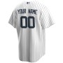 New York Yankees Nike Youth Home Replica Custom Jersey - White New York Yankees Nike Youth Home Replica Custom Jersey - White