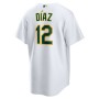 Aledmys Díaz Oakland Athletics Nike Home Replica Player Jersey - White Aledmys Díaz Oakland Athletics Nike Home Replica Player Jersey - White