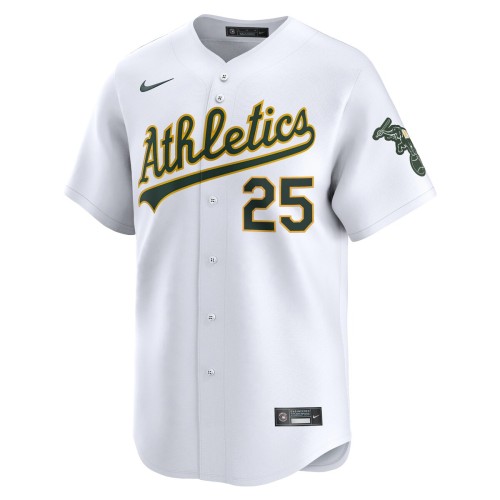 Brent Rooker Oakland Athletics Nike Home Limited Player Jersey - White