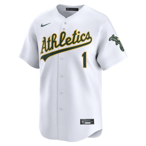Esteury Ruiz Oakland Athletics Nike Home Limited Player Jersey - White Esteury Ruiz Oakland Athletics Nike Home Limited Player Jersey - White