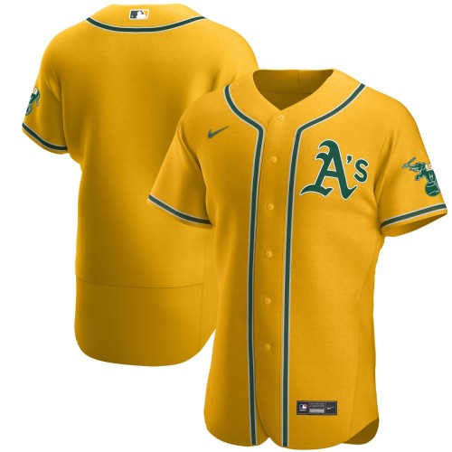 Oakland Athletics Nike Authentic Official Team Jersey - Gold Oakland Athletics Nike Authentic Official Team Jersey - Gold