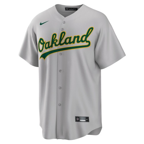 Oakland Athletics Nike Road Replica Team Jersey - Gray Oakland Athletics Nike Road Replica Team Jersey - Gray