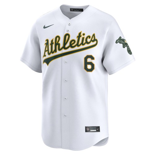 Jordan Diaz Oakland Athletics Nike Home Limited Player Jersey - White Jordan Diaz Oakland Athletics Nike Home Limited Player Jersey - White