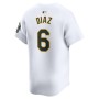 Jordan Diaz Oakland Athletics Nike Home Limited Player Jersey - White Jordan Diaz Oakland Athletics Nike Home Limited Player Jersey - White