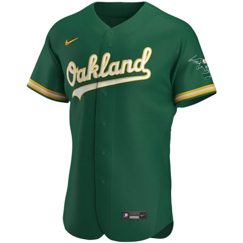 Oakland Athletics Nike Authentic Team Jersey - Kelly Green Oakland Athletics Nike Authentic Team Jersey - Kelly Green