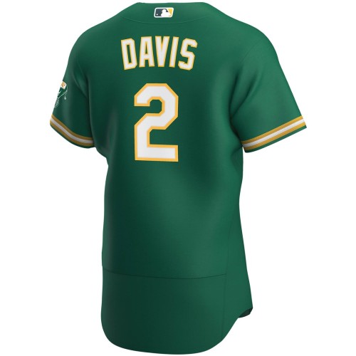 Khris Davis Oakland Athletics Nike Alternate Authentic Player Jersey - Kelly Green Khris Davis Oakland Athletics Nike Alternate Authentic Player Jersey - Kelly Green