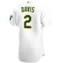 Khris Davis Oakland Athletics Nike Home Authentic Player Jersey - White Khris Davis Oakland Athletics Nike Home Authentic Player Jersey - White