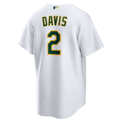 Khris Davis Oakland Athletics Nike Home Replica Player Name Jersey - White Khris Davis Oakland Athletics Nike Home Replica Player Name Jersey - White