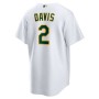Khris Davis Oakland Athletics Nike Home Replica Player Name Jersey - White Khris Davis Oakland Athletics Nike Home Replica Player Name Jersey - White