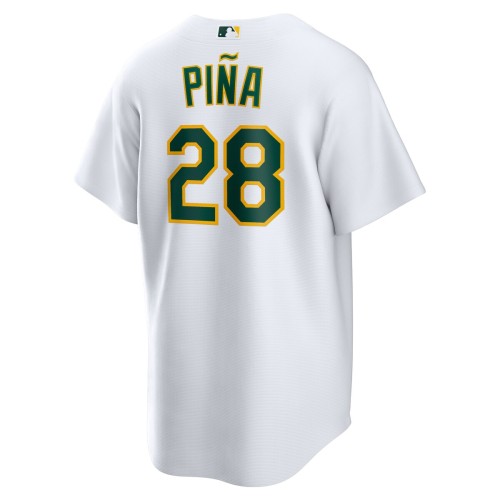 Manny Piña Oakland Athletics Nike Home Replica Player Jersey - White Manny Piña Oakland Athletics Nike Home Replica Player Jersey - White