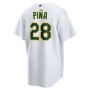 Manny Piña Oakland Athletics Nike Home Replica Player Jersey - White Manny Piña Oakland Athletics Nike Home Replica Player Jersey - White