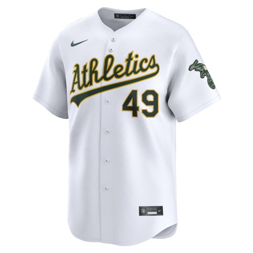 Ryan Noda Oakland Athletics Nike Home Limited Player Jersey - White Ryan Noda Oakland Athletics Nike Home Limited Player Jersey - White