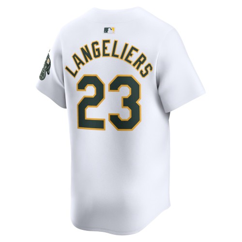 Shea Langeliers Oakland Athletics Nike Home Limited Player Jersey - White Shea Langeliers Oakland Athletics Nike Home Limited Player Jersey - White