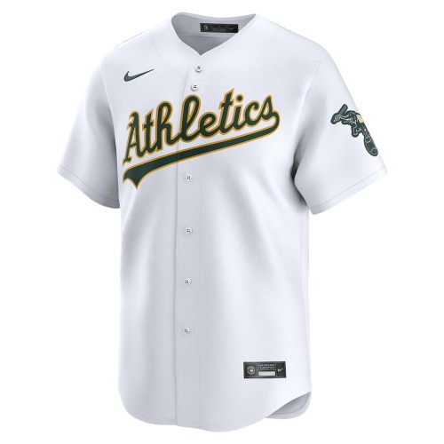 Oakland Athletics Nike Home Limited Jersey - White Oakland Athletics Nike Home Limited Jersey - White