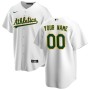 Oakland Athletics Nike Home Replica Custom Jersey - White Oakland Athletics Nike Home Replica Custom Jersey - White