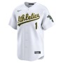 Oakland Athletics Nike #1 Dad Home Limited Jersey - White Oakland Athletics Nike #1 Dad Home Limited Jersey - White
