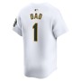 Oakland Athletics Nike #1 Dad Home Limited Jersey - White Oakland Athletics Nike #1 Dad Home Limited Jersey - White