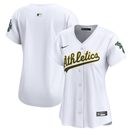 Oakland Athletics Nike Women's Home Limited Jersey - White Oakland Athletics Nike Women's Home Limited Jersey - White